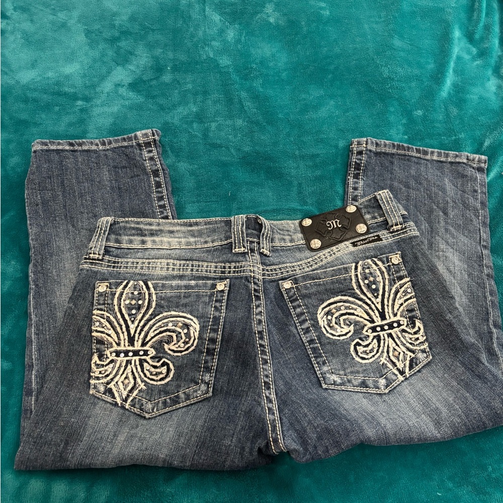 Embellished Blue Jeans